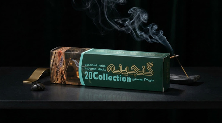 عود دست ساز گنجینه | 20 رایحه در یک بسته