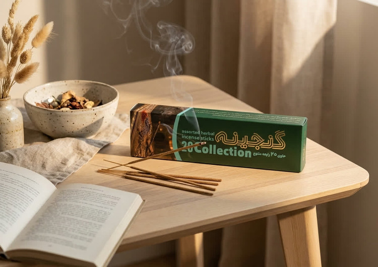 عود دست ساز گنجینه | 20 رایحه در یک بسته